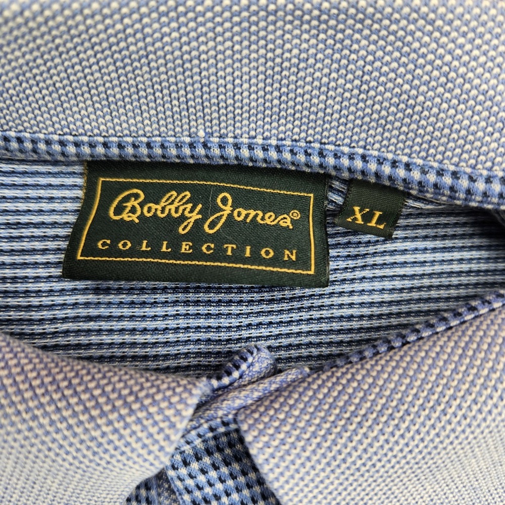 Bobby Jones Collection Golf Polo Shirt Mens Size XL Blue - Picture 7 of 10